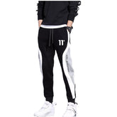 11 Print Men's Sweatpants Patchwork Jogging Pants Male Outfit Loose Trousers Straight Pants New Spring Autumn Fashion Clothes