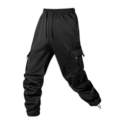 Men's Joggers Pants Loose Drawstring Long Pants Men Multi-pocket Sweatpants Casual Cargo Trousers For Men Fitness