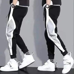 Summer Thin Men's Korean Style Trendy Brand Casual Pants Plus Size Bunched Feet Sweatpants Loose Fit Versatile Pants For Men